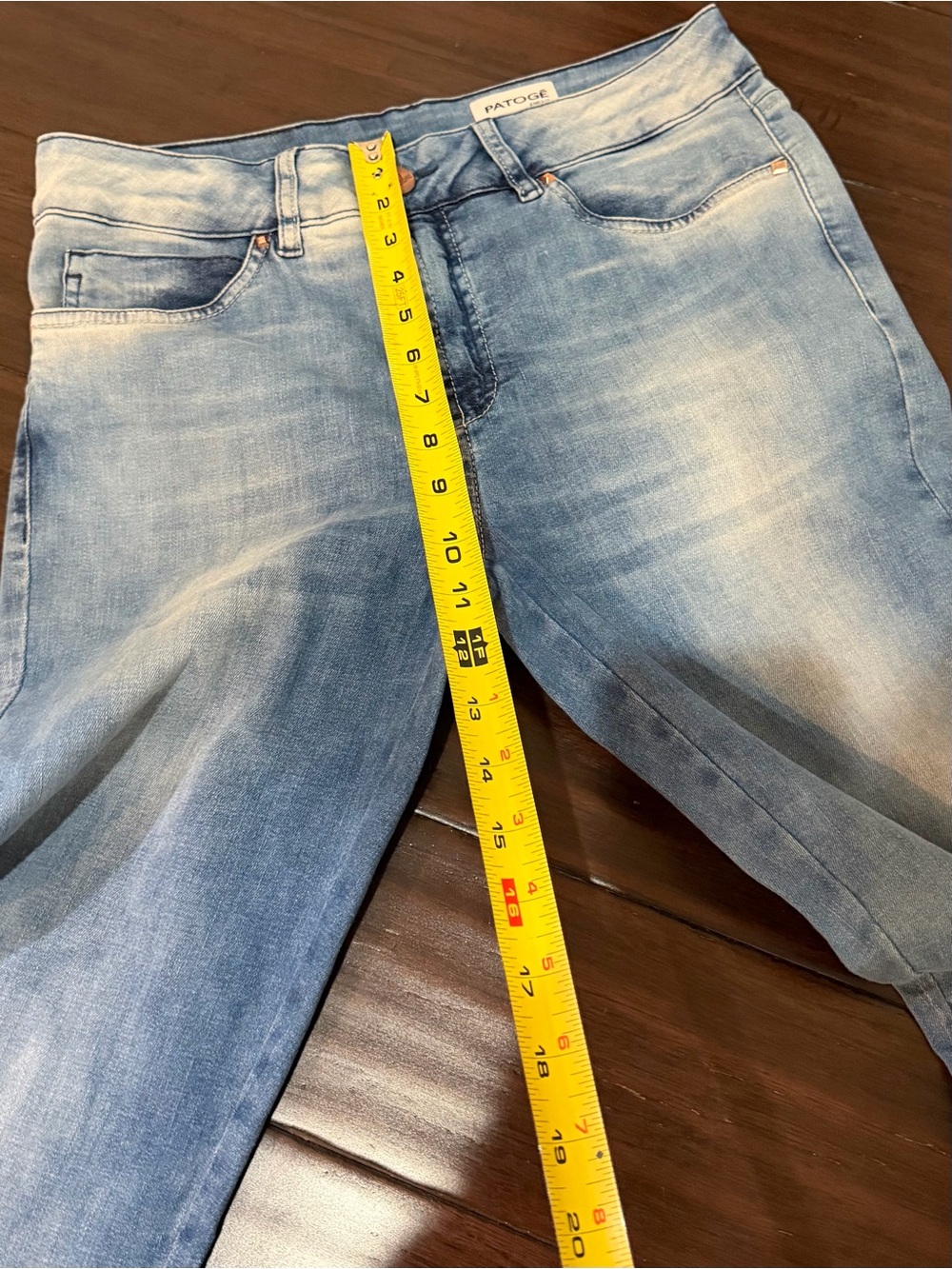 Patogê Brazilian Flare Jeans Light Wash Denim 44 - Picture 7 of 10